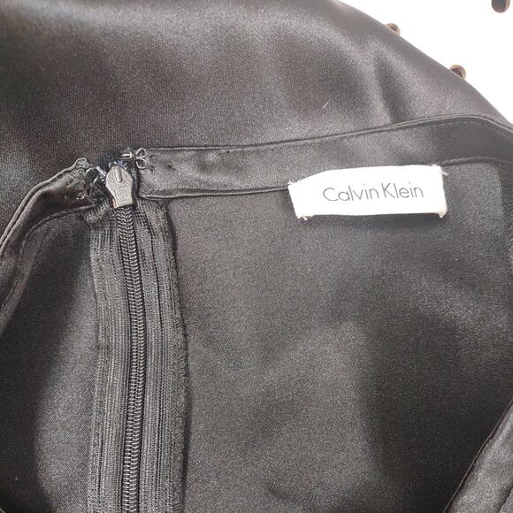 Calvin Klein Black Satin Maxi Skirt, Size XXL - Picture 4 of 4